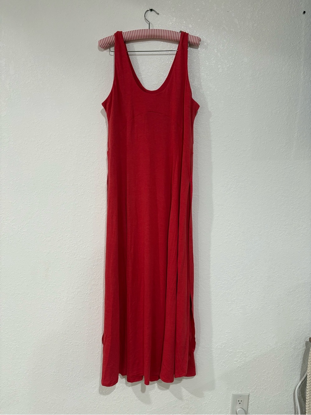 Halara U Neck Flowy Maxi Casual Tank Dress Size Large - Picture 4 of 6